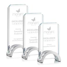 Milligan Rectangle Crystal Trophy - Crystal Trophies