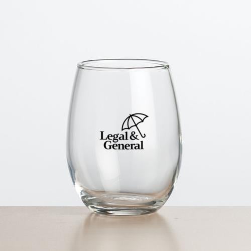 Custom Barware Glasses - Wine Glasses - Street Stemless Wine - 9oz/15oz/21oz - Imprinted