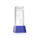 Velson on Base Blue Towers Crystal Trophy