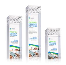 Velson Full Color Towers Crystal Trophy - Crystal Trophies