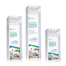 Velson Full Color Towers Crystal Trophy - Crystal Trophies