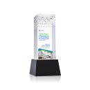 Velson Full Color on Base Black Towers Crystal Trophy