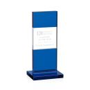 Berry Blue Towers Crystal Trophy