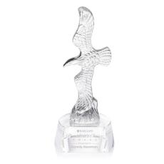 Coyle Eagle Clear Animals Crystal Trophy - Eagle Awards