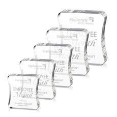 Elliott Rectangle Crystal Trophy - Employee of the Month