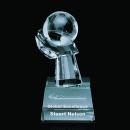 Globe on Dudley Globe Crystal Trophy
