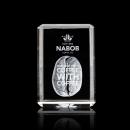 Rahman 3D Square / Cube Crystal Trophy