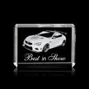 Rahman 3D Horizontal Rectangle Crystal Trophy