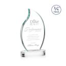 Summers on Alberton Base Clear Flame Crystal Trophy