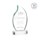 Summers on Alberton Base Clear Flame Crystal Trophy