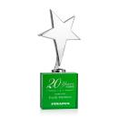 Spicer Chrome Star on Woodlawn Base - Green