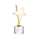 Spicer Gold Star on Round Base - Clear