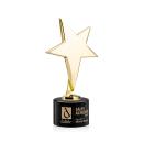 Spicer Gold Star on Round Base - Black