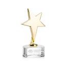 Spicer Gold Star on Half Round Base - Clear