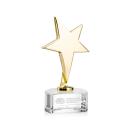 Spicer Gold Star on Half Round Base - Clear