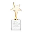 Spicer Gold Star on Woodlawn Base - Clear