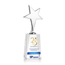 Spicer Chrome Full Color on Chandler Base Clear Metal Trophy - Trophies