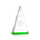 Helston Green Pyramid Crystal Trophy