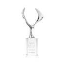 Maverick Eagle on Yoder Base Clear Animals Crystal Trophy