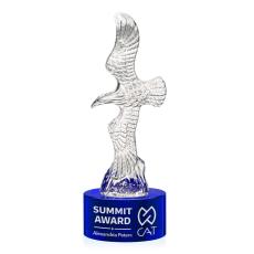 Coyle Eagle on Round Base - Blue - Patriotic and Government Awards 