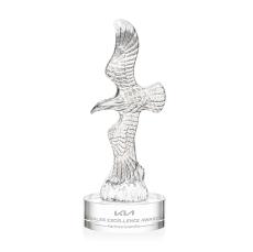 Coyle Eagle on Lockwood Base - Clear - Patriotic and Government Awards 