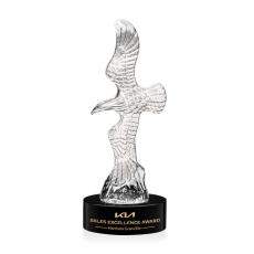 Coyle Eagle on Lockwood Base - Black - Eagle Awards