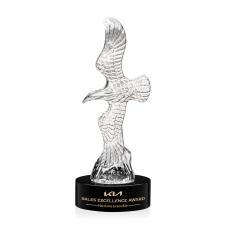 Coyle Eagle on Lockwood Base - Black - Patriotic and Government Awards 