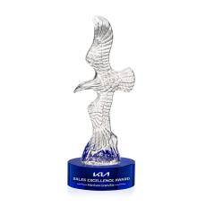 Coyle Eagle on Lockwood Base - Blue - Eagle Awards