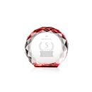 Milton Red Circle Crystal Trophy