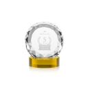 Milton on Alberton Base Gold Circle Crystal Trophy