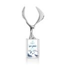 Maverick Eagle Full Color on Gibbons Base Clear Animals Crystal Trophy