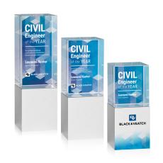 Glencoe Full Color Towers Crystal Trophy - Crystal Trophies