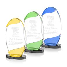 Brewster Circle Crystal Trophy - Crystal Trophies