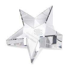 Crocker Star Paperweight - Crystal Paperweights