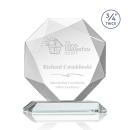 Gregory Starfire Polygon Crystal Trophy
