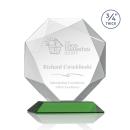 Gregory Green Polygon Crystal Trophy
