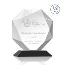 Gregory Black Polygon Crystal Trophy