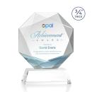 Gregory Full Color on Helton Base Starfire Polygon Crystal Trophy