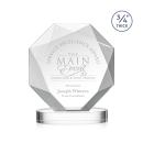 Gregory on Alberton Base Starfire Polygon Crystal Trophy