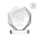 Gregory on Alberton Base Starfire Polygon Crystal Trophy