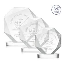 Gregory on Alberton Base Starfire Polygon Crystal Trophy - Crystal Trophies