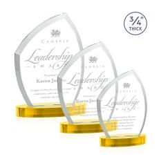 Wilco on Alberton Base Gold Peaks Crystal Trophy - Crystal Trophies