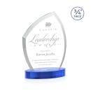 Wilco on Alberton Base Sky Blue Unique Crystal Trophy