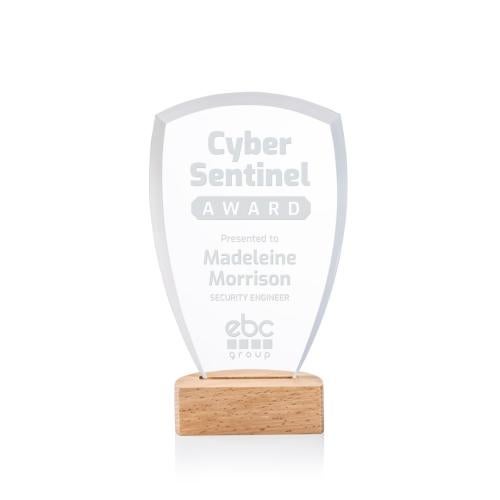 Awards and Plaques - Crystal Trophies - Hendrick Peaks Crystal Trophy