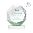 Gregory Full Color on Alberton Base Fagan Polygon Crystal Trophy