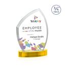 Wilco Full Color on Alberton Base Gold Peaks Crystal Trophy