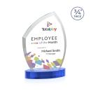 Wilco Full Color on Alberton Base Sky Blue Peaks Crystal Trophy
