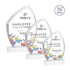 Wilco Full Color on Alberton Base Fagan Unique Crystal Trophy - Crystal Trophies