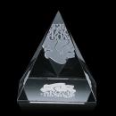Optical Pyramid Crystal Trophy