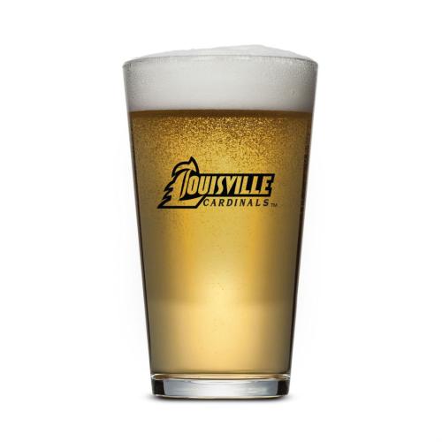 Custom Barware Glasses - Beer Glasses - Hinton Pub Glass - 16oz/20oz - Imprinted